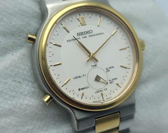 Seiko Equipment for Professional 8M11-7000 Vintage Men's Watch. - Etsy