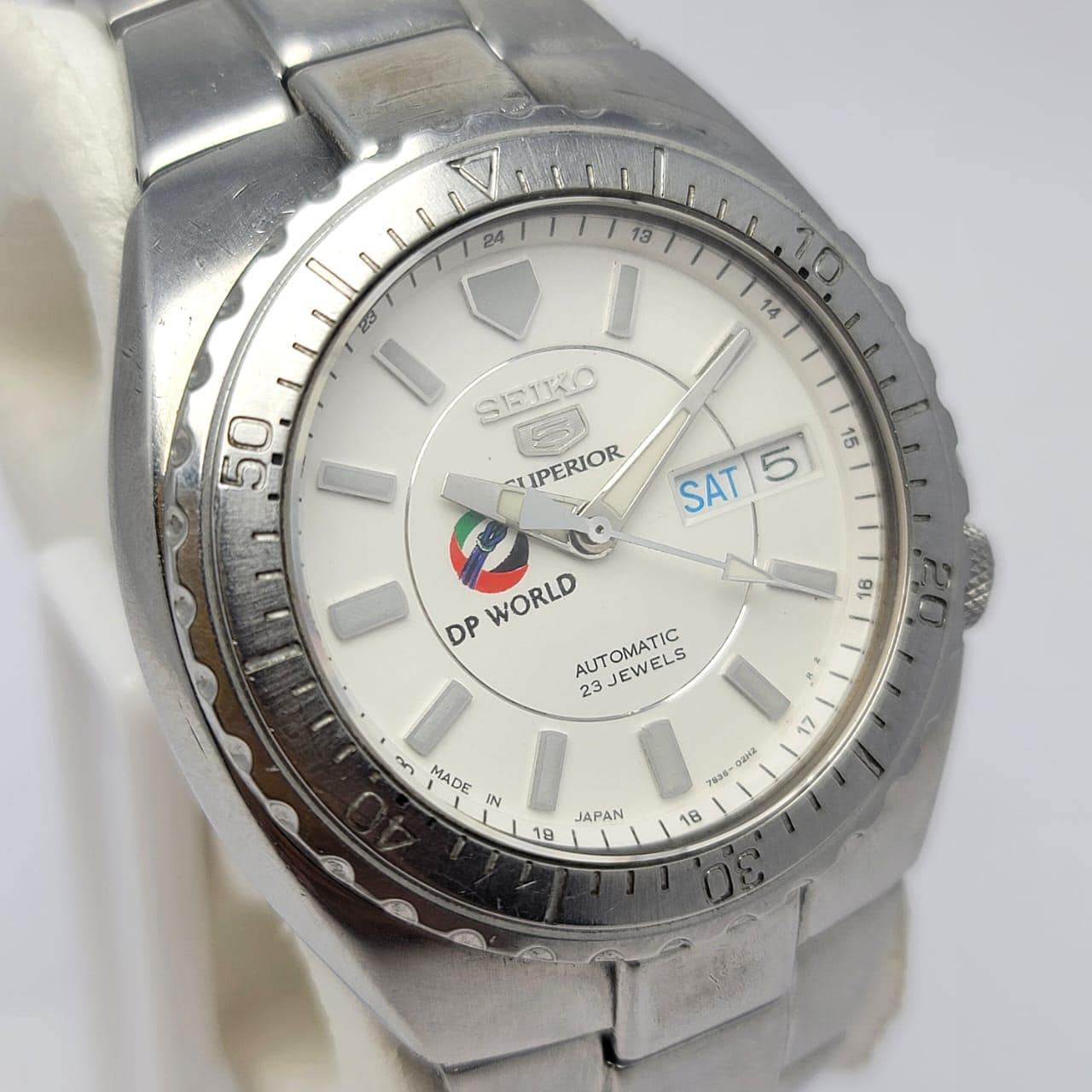 Seiko 5 Superior 7S36-01F0 Day/date Automatic Vintage Men's Watch