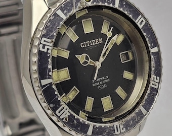 Reloj de piloto militar Citizen Challenge Diver 4-820789 PAF Issued Pilot Men’s Watch 52-0110