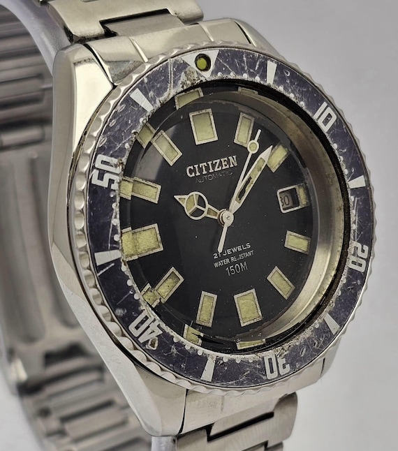 Citizen Challenge Diver Military 4-820789 PAF Issued Pilot Men's