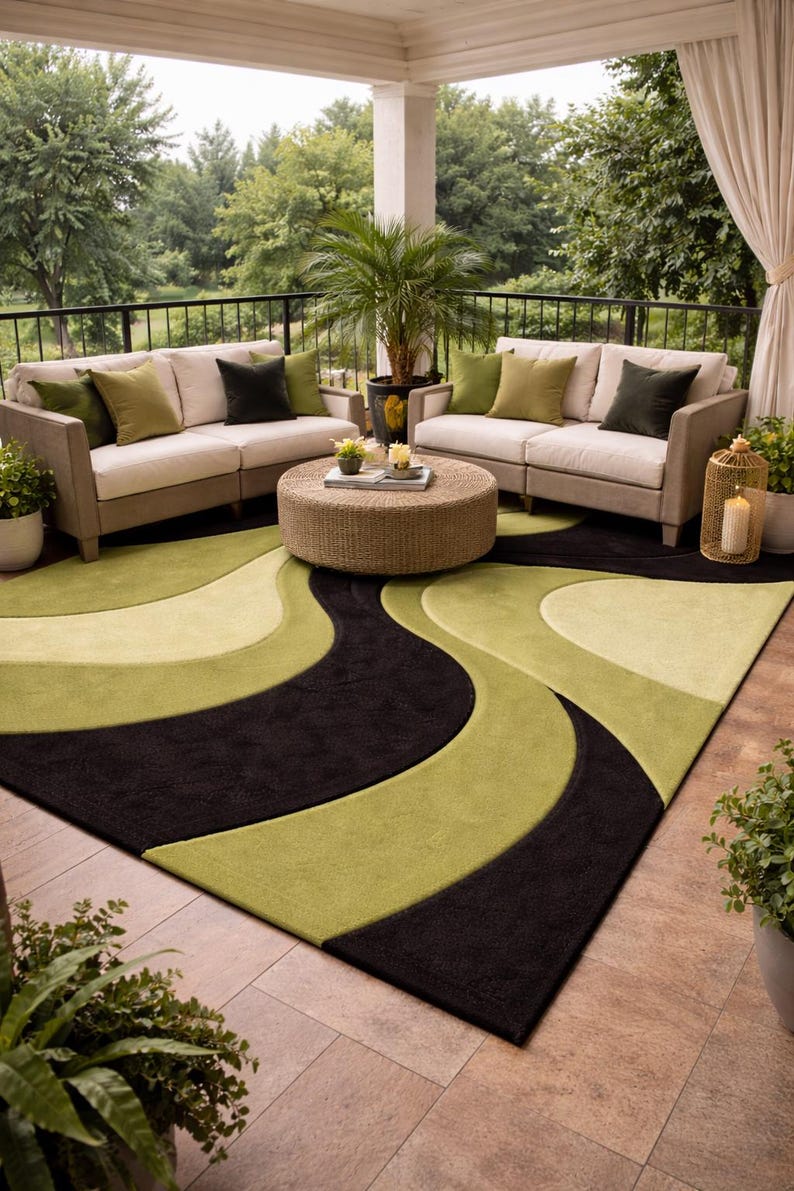 Take A Look About Green And Black Area Rugs