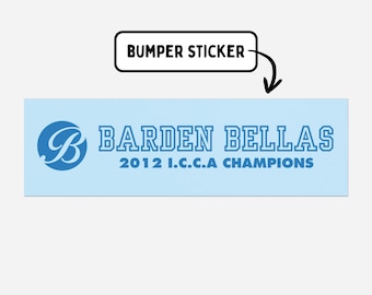 Bellas Bumper Sticker