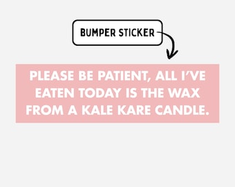 Kale Kare Bumper Sticker