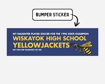 Teammates Ate Her Bumper Sticker
