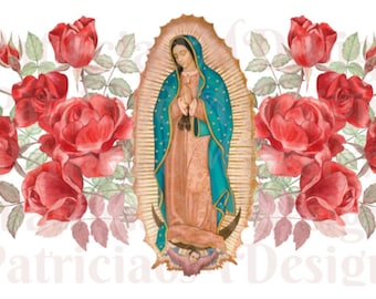 Our lady Of Guadalupe PNG -Mother PNG, Mom PNG -Mexican Sublimation-Virgen de Guadalupe-Latina Mexican Sublimation-Catholic