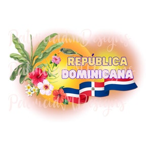 Republica Dominicana - Imagen PNG (3200x2400 PX) en 300 dpi -Diseño de sublimación PNG- Descarga digital