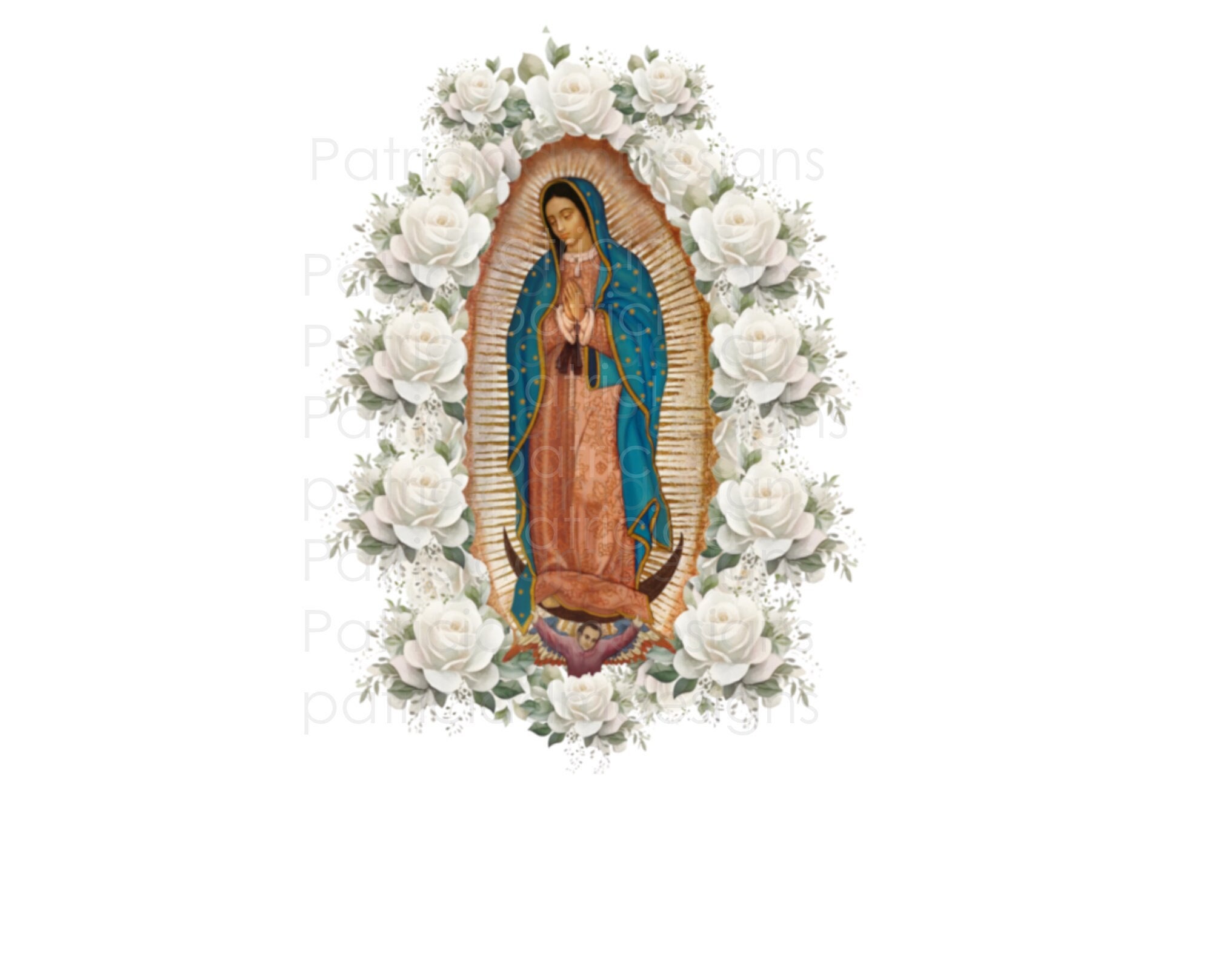 Our lady Of Guadalupe PNG image  (2400x3200 px) in 300 dpi -PNG sublimation Design Download, Virgen de Guadalupe- High Resolution image