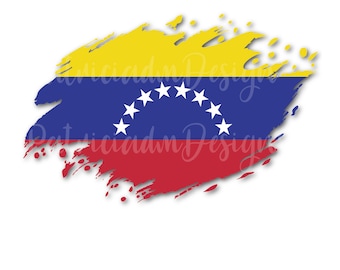 Distressed Venezuela Flag  - PNG image  (3200x2400 px) in 300 dpi -PNG sublimation design- Digital download