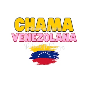 Chama Venezolana PNG image  (2400x3200 px) in 300 dpi -PNG sublimation design download-Venezuela high Resolution image