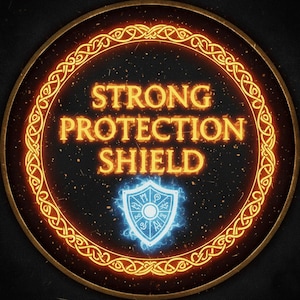 Strong Protection Shield Spell • Energy Barrier & Spiritual Defense • Remove Negativity  Psychic Attack • Digital Download