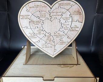 Why I Love You Puzzle | Valentines Gift | Anniversary Gift