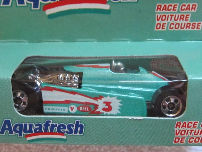 Hot Wheels Aquafresh Race Car Special Edition 1992 - Etsy Canada