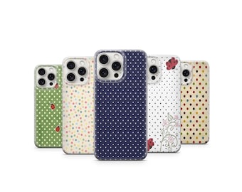 Polka Dot Phone Case, Vintage, Retro Design