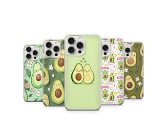 Avocado Phone Case Kawaii Phone Case Fruit Phone Case  For iPhone 17 16 15 14 13 12 11 Samsung S26 S25 S24 A57 A56 A55 A54 A37 A36 A35 A34