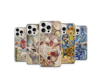 Funda para teléfono La Creación de Adán – Funda de arte de Miguel Ángel – Cubierta con estética renacentista vintage – Funda para iPhone inspirada en la Capilla Sixtina