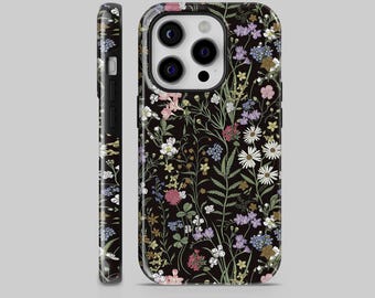 Wildflower Print Phone Case for iPhone 17 16 15 14 13 12 11 11 Pro Max Mini 7 8 XR X Shockproof Phone Cover