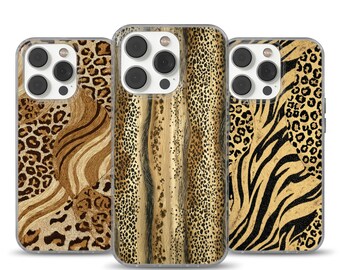 Different telefoonhoesje met luipaardprint Trendy Cheetah-hoes voor iPhone 16e, 17 Pro Max, 17 Air, Samsung S25 Edge, A16, Pixel 10, 9A