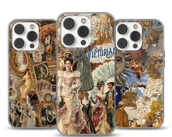 Renaissances, Medieval Collage Phone Case Middle Age Historical Cover for iPhone 16,15, Samsung S25, S23FE, S22, A16, A55, A25, A56, Pixel 9