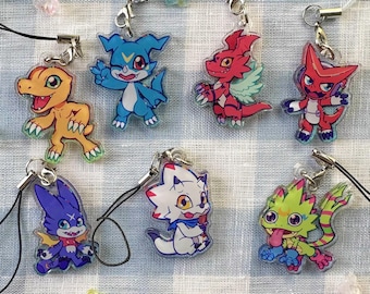 Adornos acrílicos para teléfono Digi GACHA
