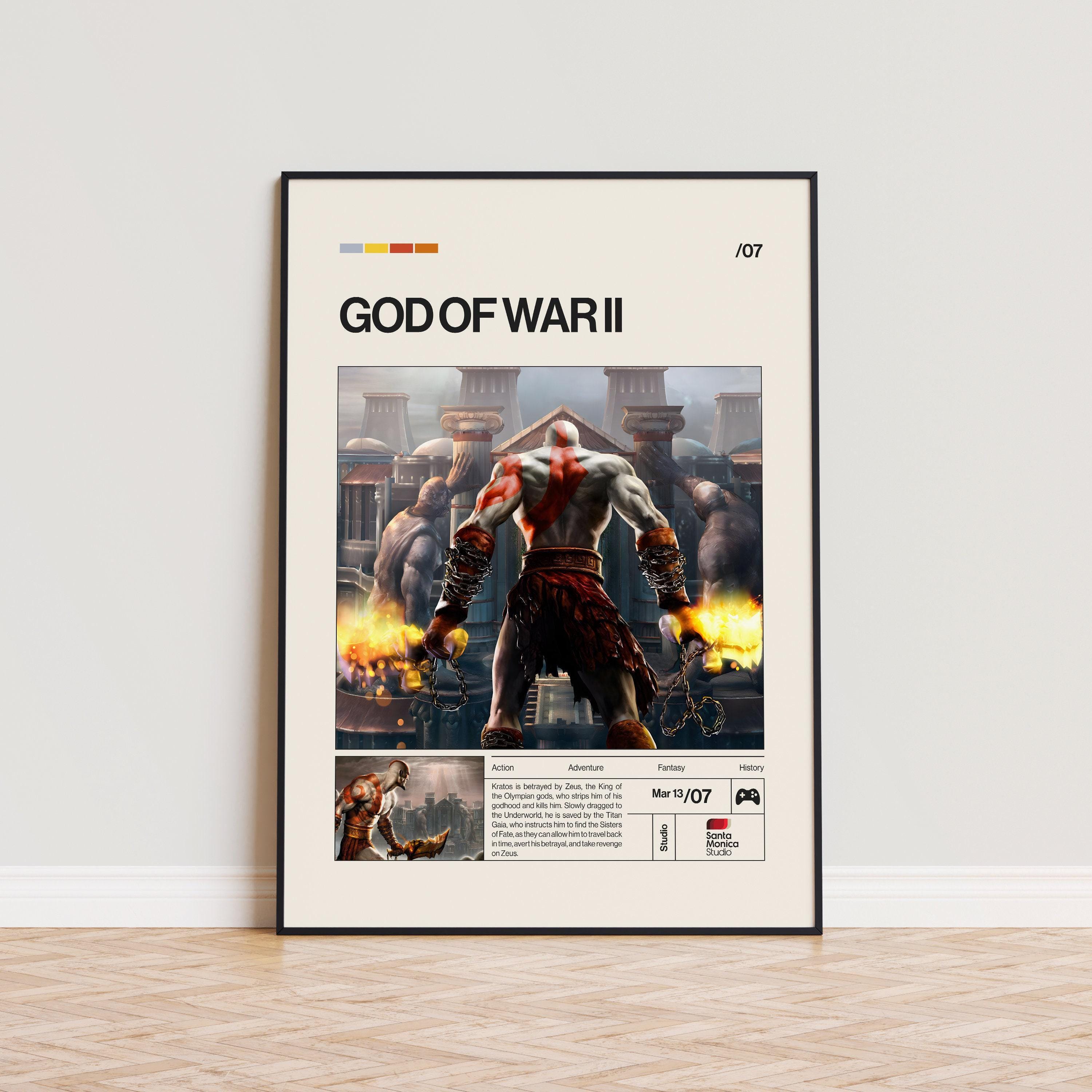 God of War 2 Poster - Etsy