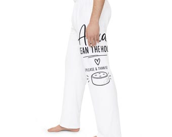 Alexa Clean The House printed Pajama Pants | novelty voice assistant design