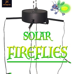 Solar Firefly Lights: Flying Garden Decor with Motion Effect