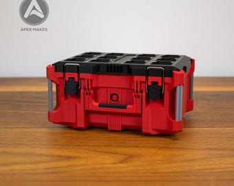Red Mini Milwaukee Packout Large Tool Box Style Organizer