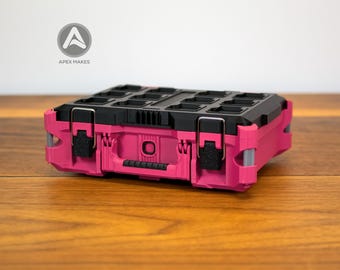Pink Mini Milwaukee Packout - Small Tool Box Style Organizer | Blue Collar Workers