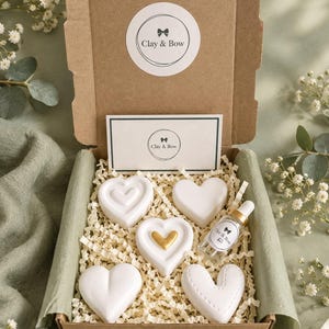 Handmade Heart Stone Diffusers | Set of 5|  Aroma for Home, Bedside, Bathroom, Drawers