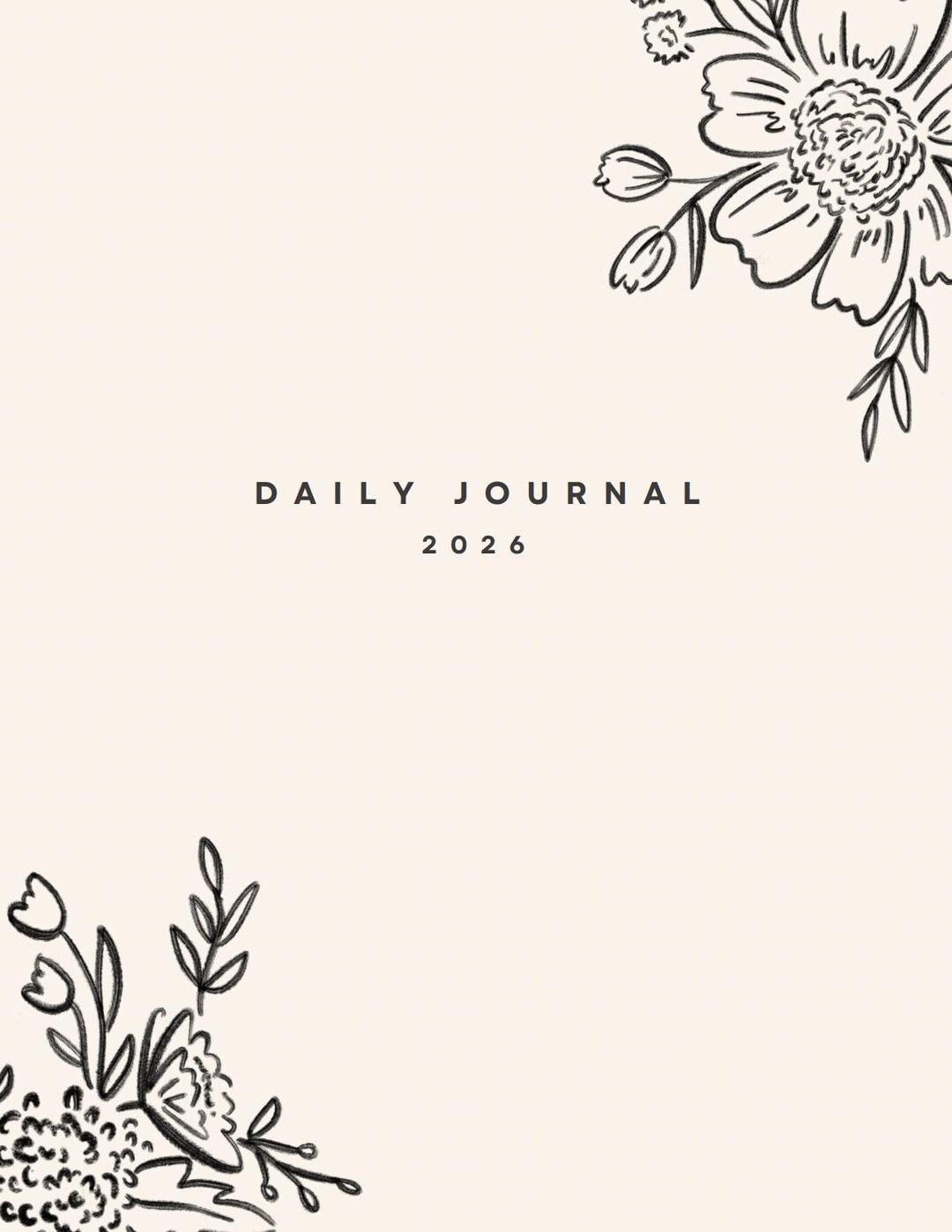 Daily Journal 2026 Etsy