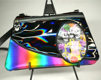 Rainbow Dia de los Muertos Bag (CLEARANCED)