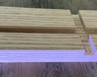 Handmade Solid Oak Phone Stand