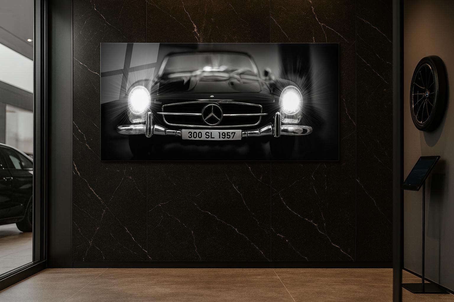 Mercedes Glass Art - Etsy