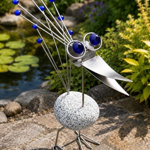 Gartendeko blau