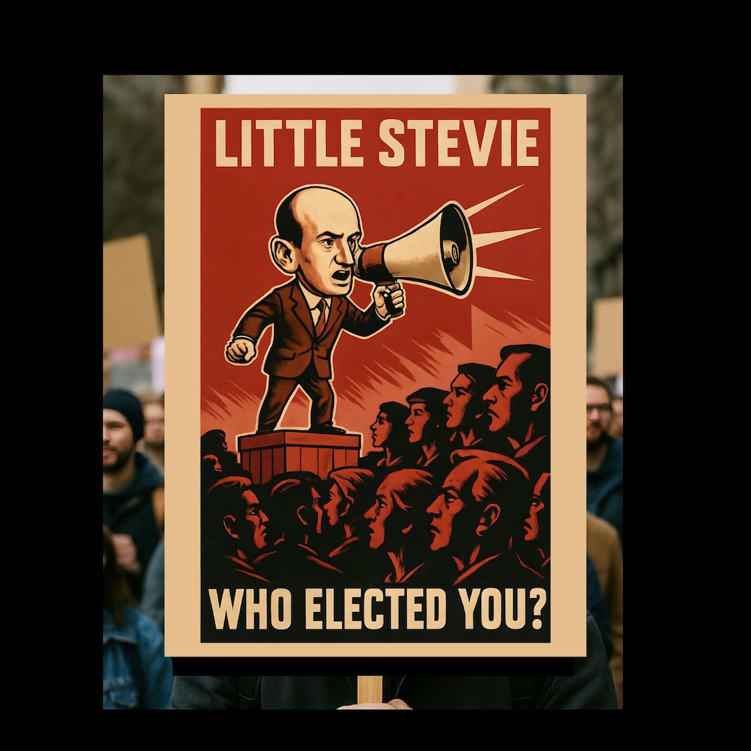 Little Stevie Miller Poster. Who Elected You Protest Sign - Etsy