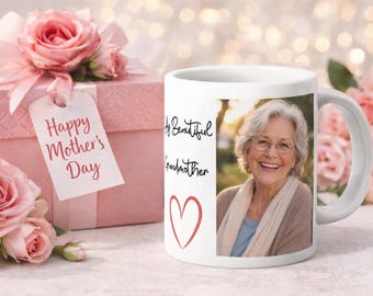 Custom Photo Mug with Text – Personalized Picture Coffee Cup Gift for Mom, Family, Friends, Birthday Keepsake, USA Printed Mug