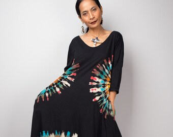 Affordable Maxi dresses Kaftans & Boho Tie dye designs by Nuichan