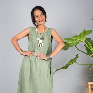 green cotton summer dresses Lime Green Tiered Dress Shirred flexible broad band, Gathered, Summer – CNP  Associates LLC main image 1