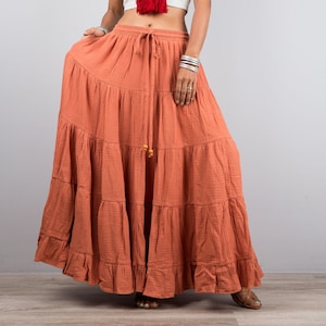 Mamma Mia Orange Skirt Etsy