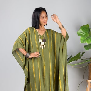 Tie dye kaftan dress, Women Plus size caftan dress, Long cotton maxi dress, resort kaftan, summer kaftan, loose fit dress, oversized dress
