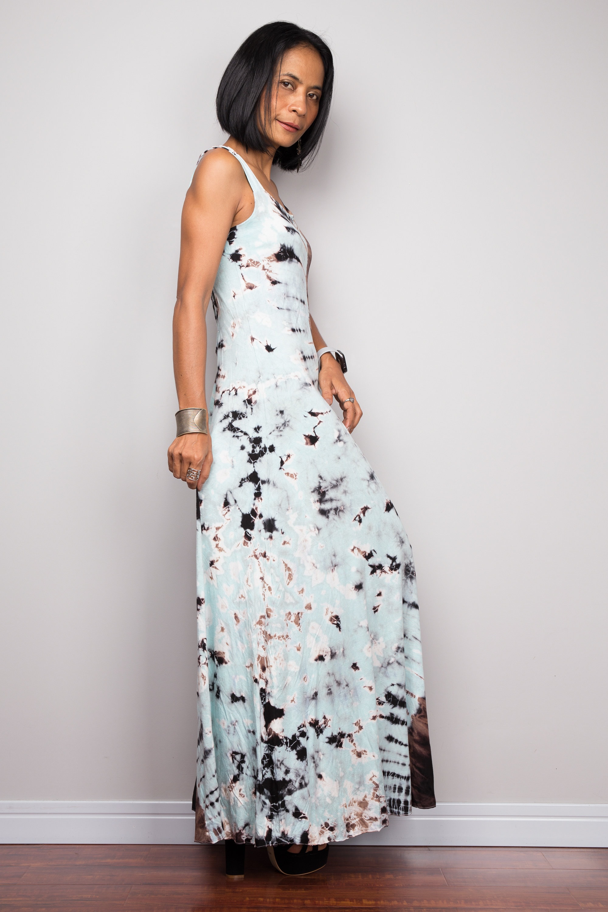 Tie Dye Dress, Halter Dress, Boho Dress, Bodycon Dress, Gypsy Dress ...