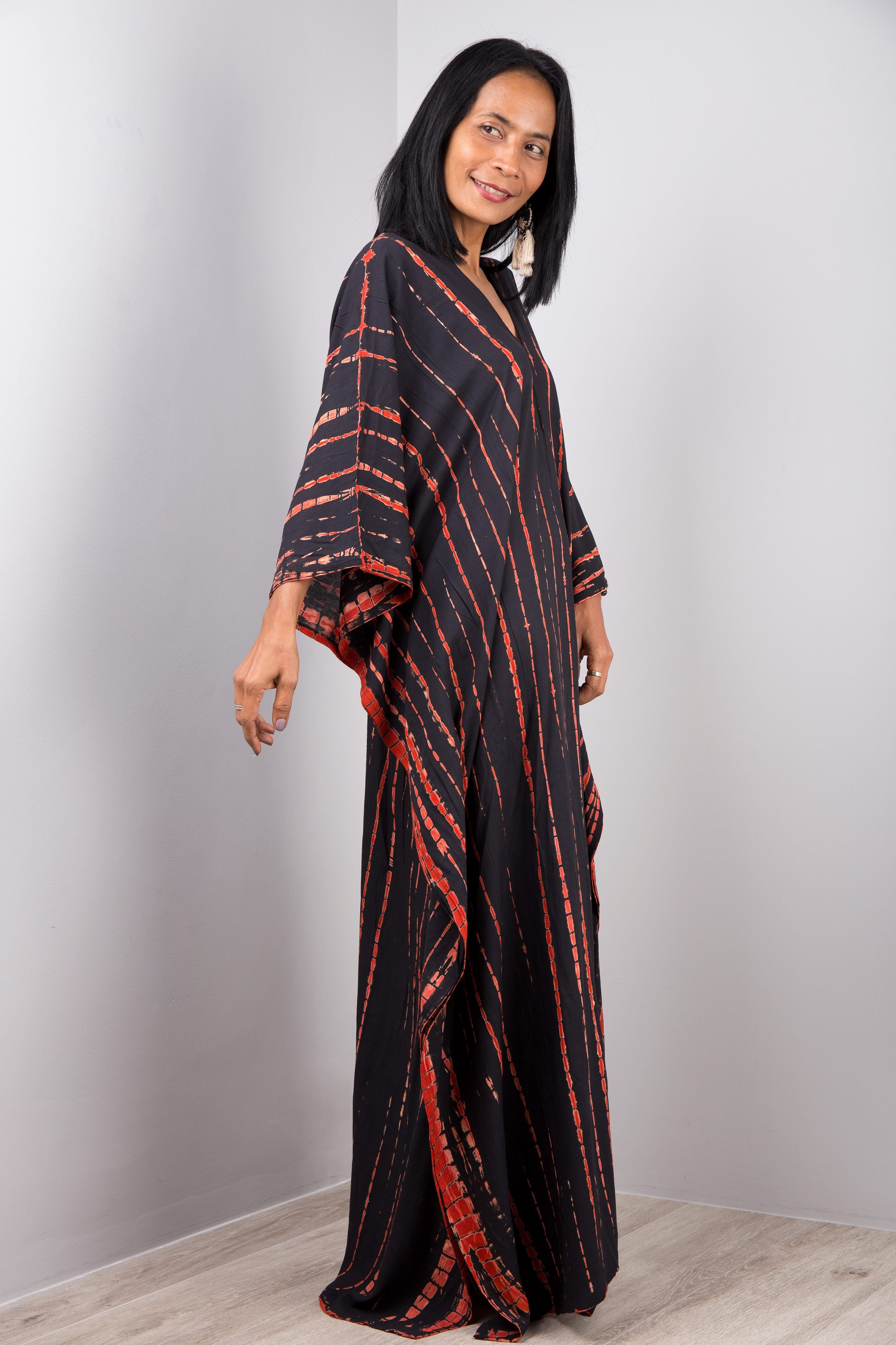 nui mond kaftan dress グレー｜ファッション
