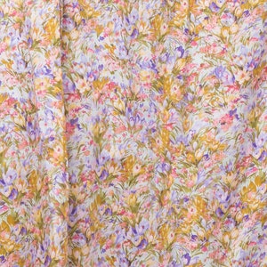 Blumen Kaftan lockere Passform Maxikleid Oversized Kaftan Kleid, Grün Rosa Baumwollkleid FU1C Bild 4