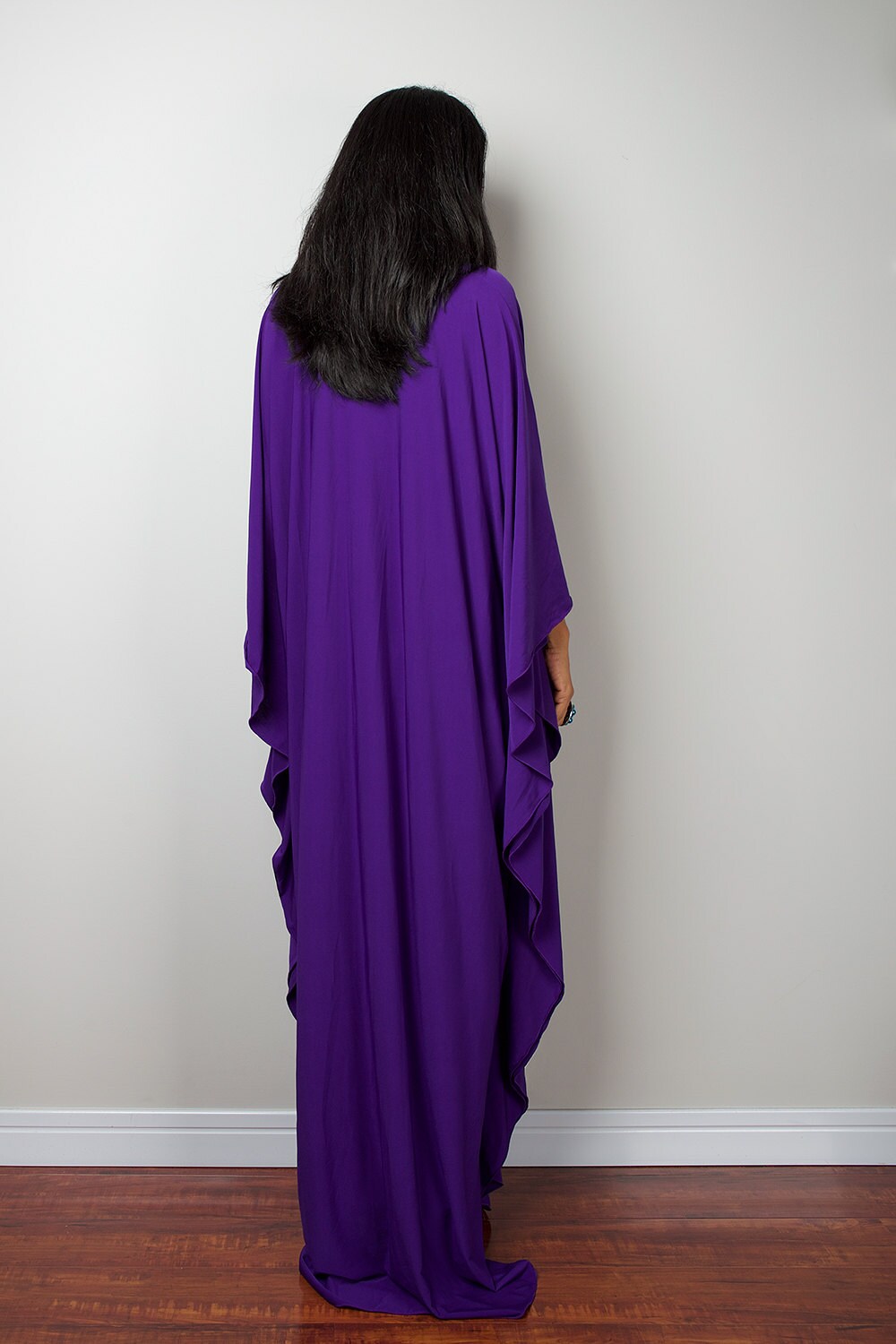 Purple Caftan Maxi Dress Long Oversized Frock Dress : FU1S - Etsy