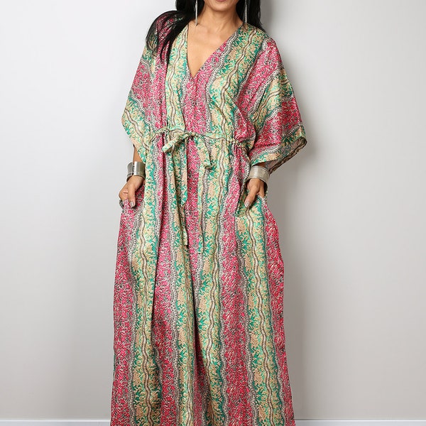 African Dress / Caftan Dress with African Print : Bohemian Kaftan Collection No.1