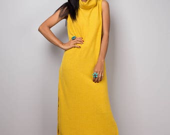 DRESS（ドレス） Plain Turtleneck （YELLOW）Mサイズ DRESS Plain Turtleneck - YELLOW - PURAS