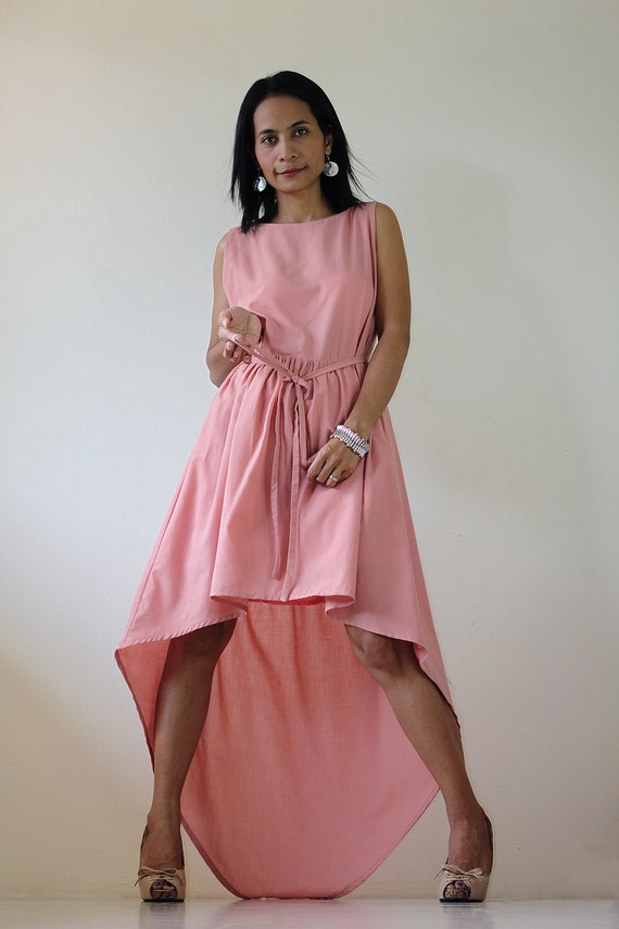 I'm Yours High-Low Hem Maxi Dress Pink