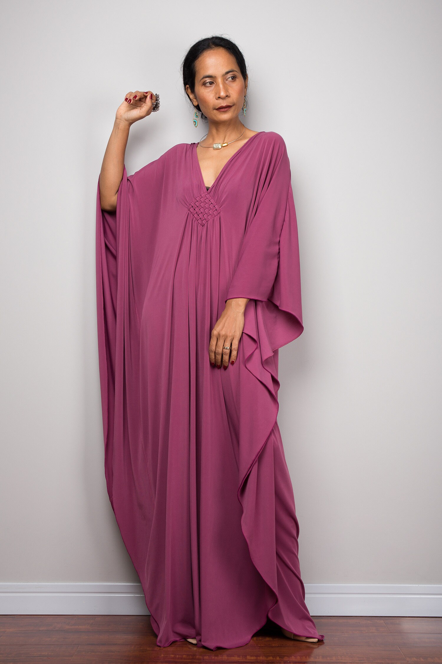 Kaftan CAFTAN robe maxi Surdimensionné longue robe de Etsy