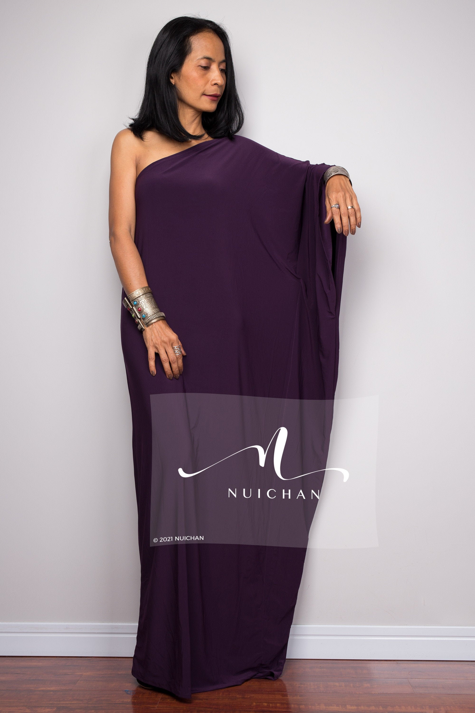 Purple Batwing Dress - Etsy