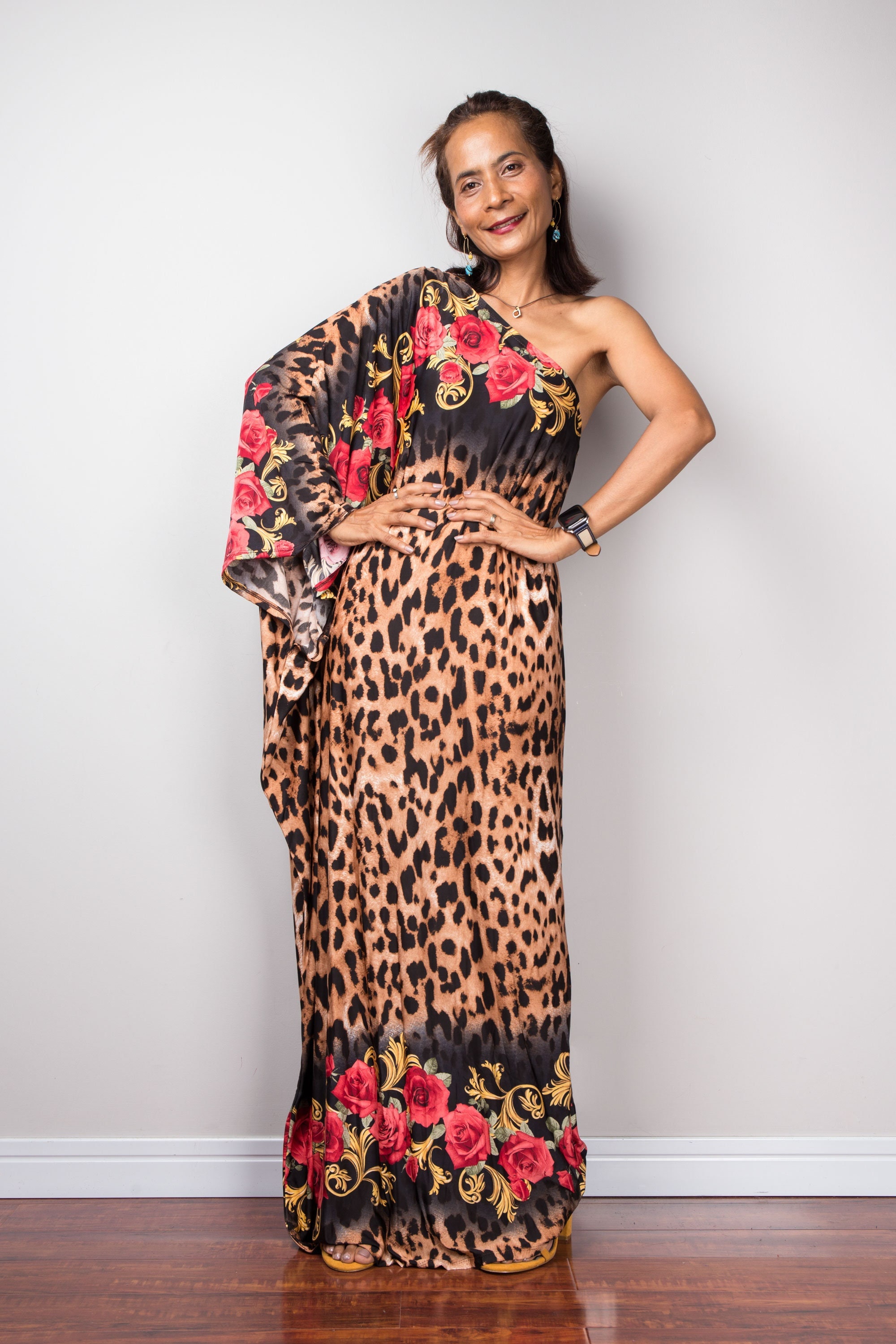 One Shoulder Kaftan, Cocktail Dress, off Shoulder Maxi Dress